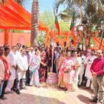 भाजपा जिला कार्यालय पर भाजपाइयों ने मनाया स्थापना दिवस