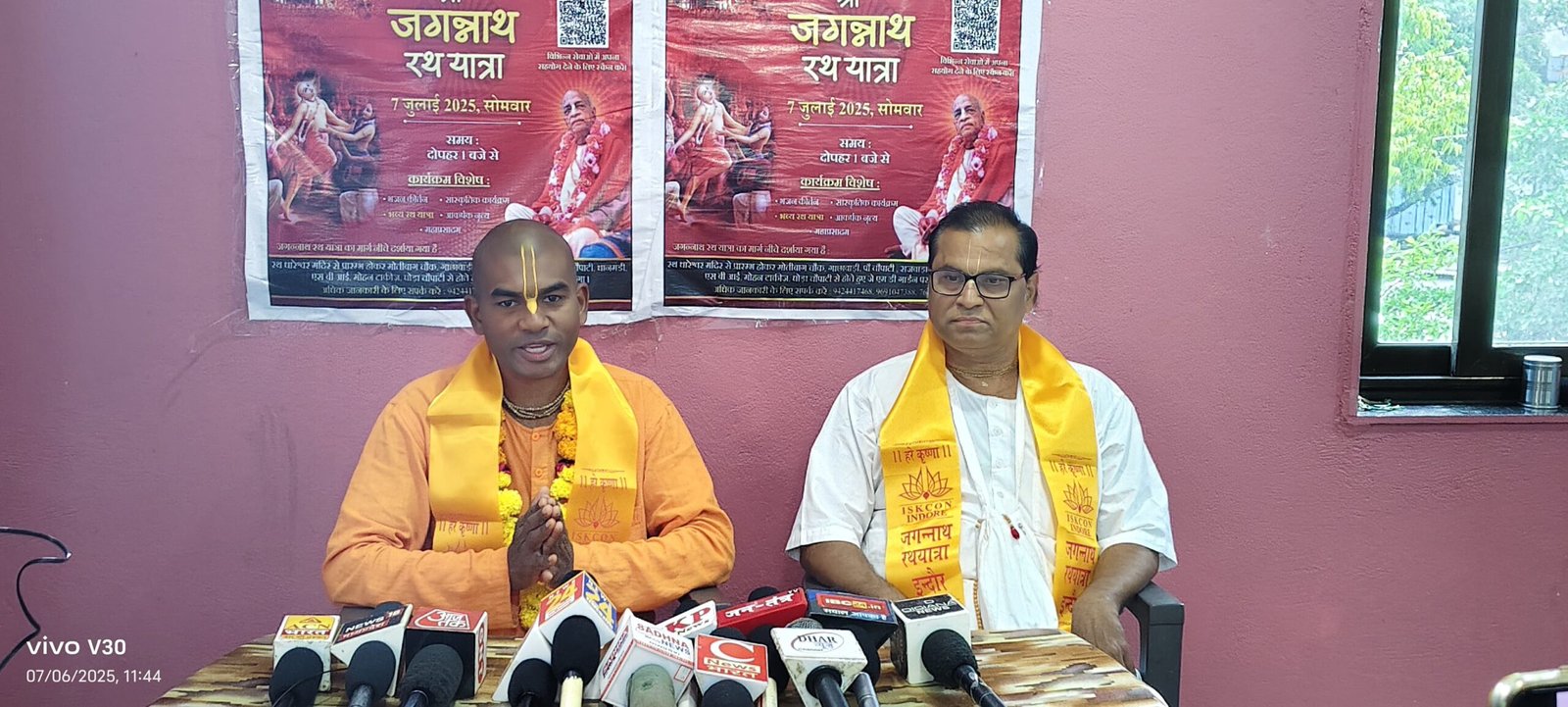 धार, कल निकलेगी इस्कॉन की और से शहर में जगन्नाथ रथ यात्रा हजारों श्रद्धालु खींचेंगे रथ।