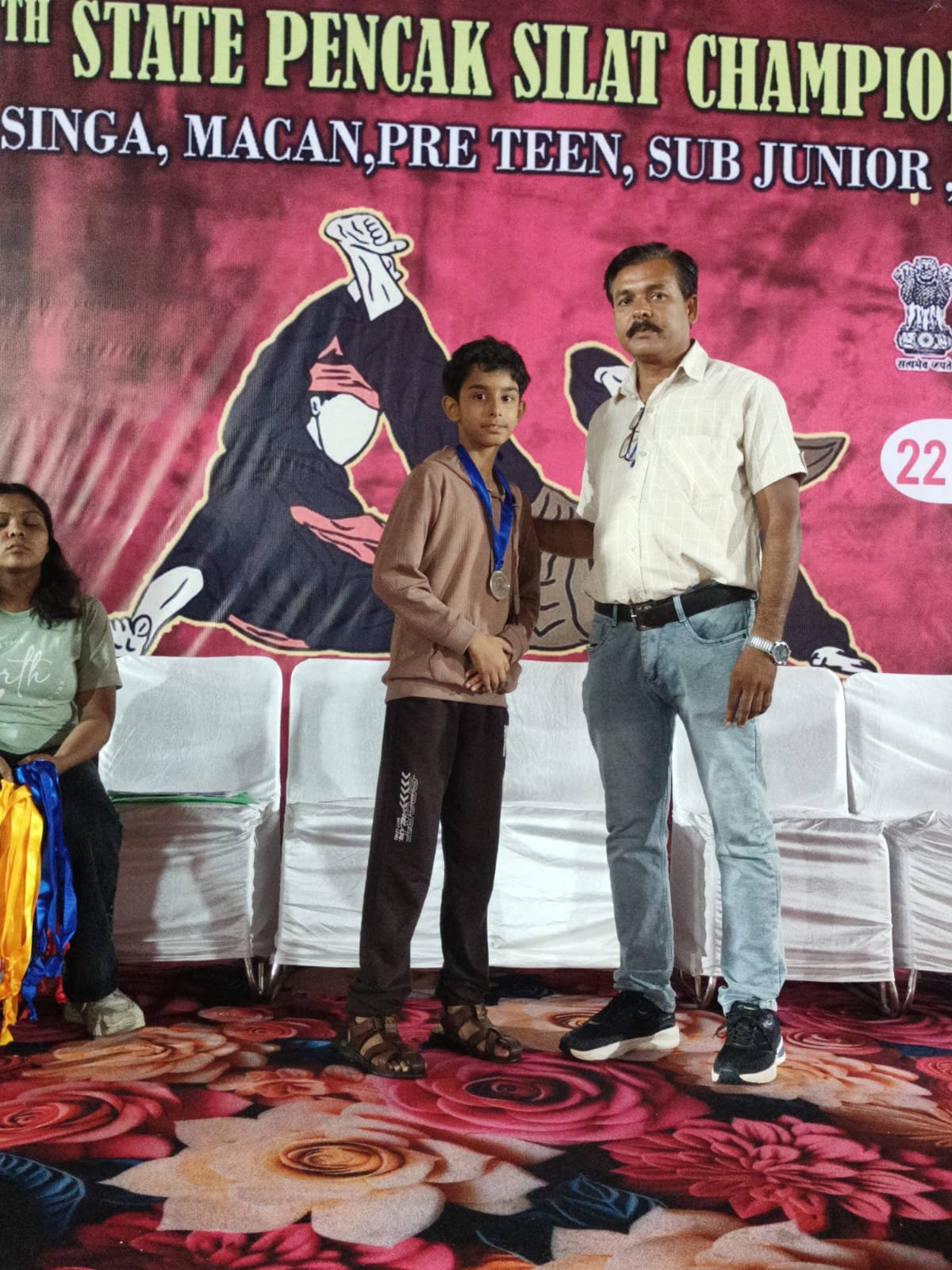 नेशन बुलेटिन धार।डीडब्ल्यूपीएस धार के उभरते सितारे ने राज्य स्तरीय प्रतियोगिता में जीता रजत पदक।
