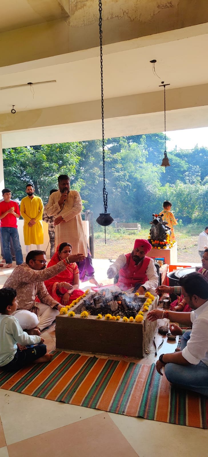 नेशन बुलेटिन धार। विश्व के सबसे लम्बे अखंड श्रीयन्त्र महालक्ष्मी महायज्ञ की पूर्णाहुति सम्पन्न हुई।