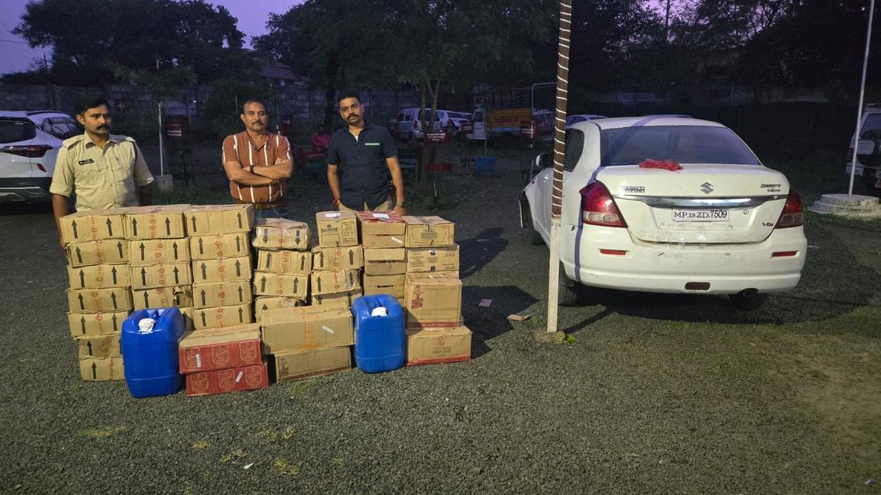 नेशन बुलेटिन धार। जिला धार के वृत्त सगौर में अवैध मदिरा परिवहन के विरुद्ध फिर एक और बड़ी कार्यवाही ।