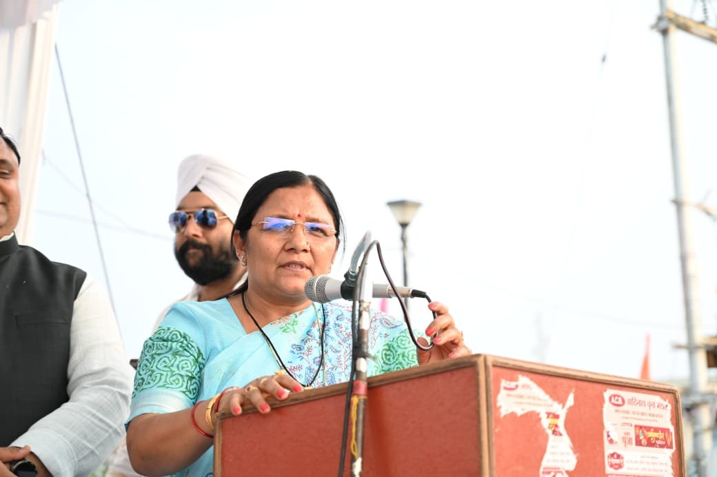 नेशन बुलेटिन धार। यूनिटी मार्च नर्मदा प्रवाह यात्रा का धार आगमन पर स्वागत किया।