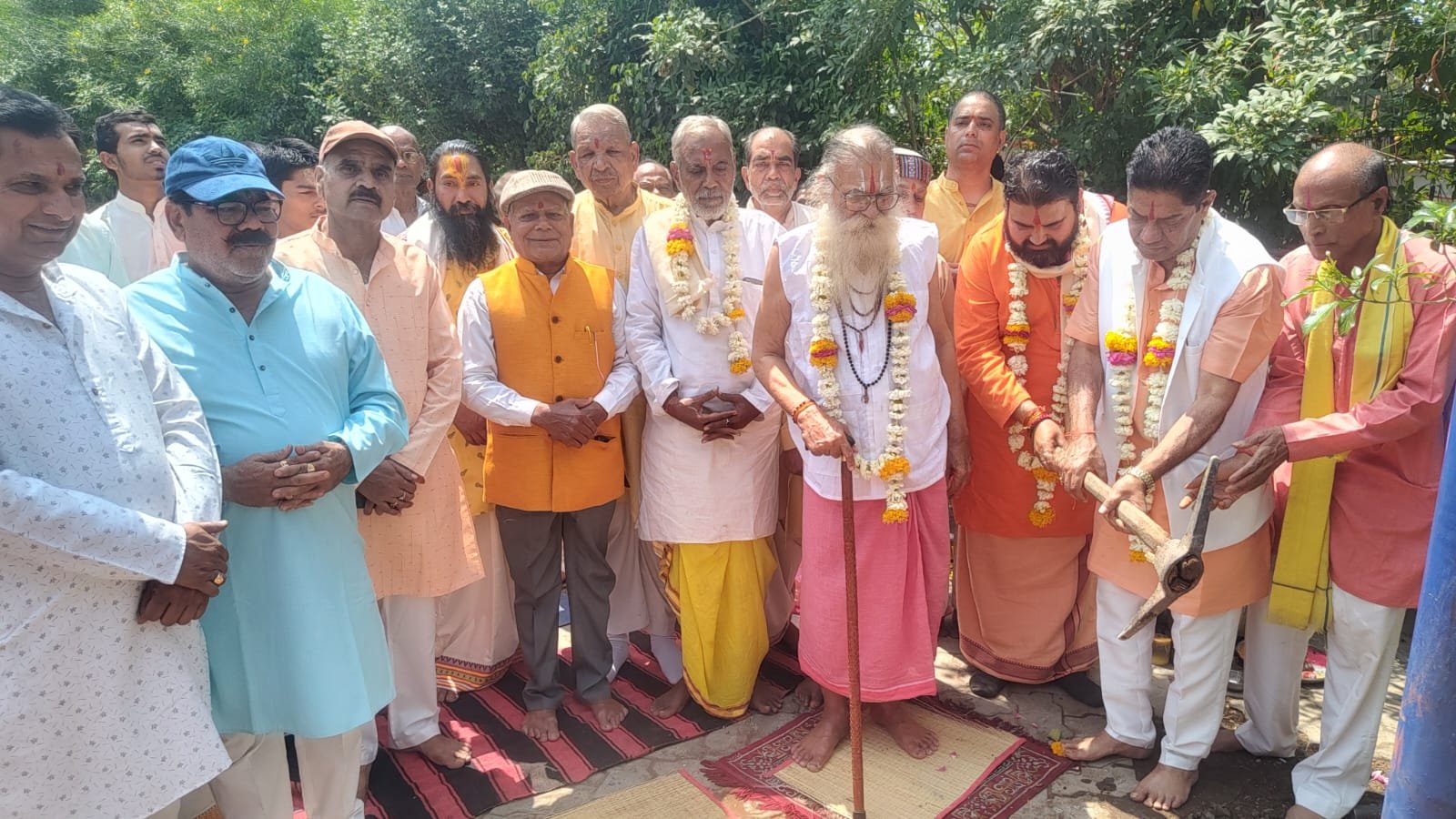 नेशन बुलेटिन धार। इंदौर में भगवान परशुराम मंदिर के लिए भूमि पूजन सम्पन्न।