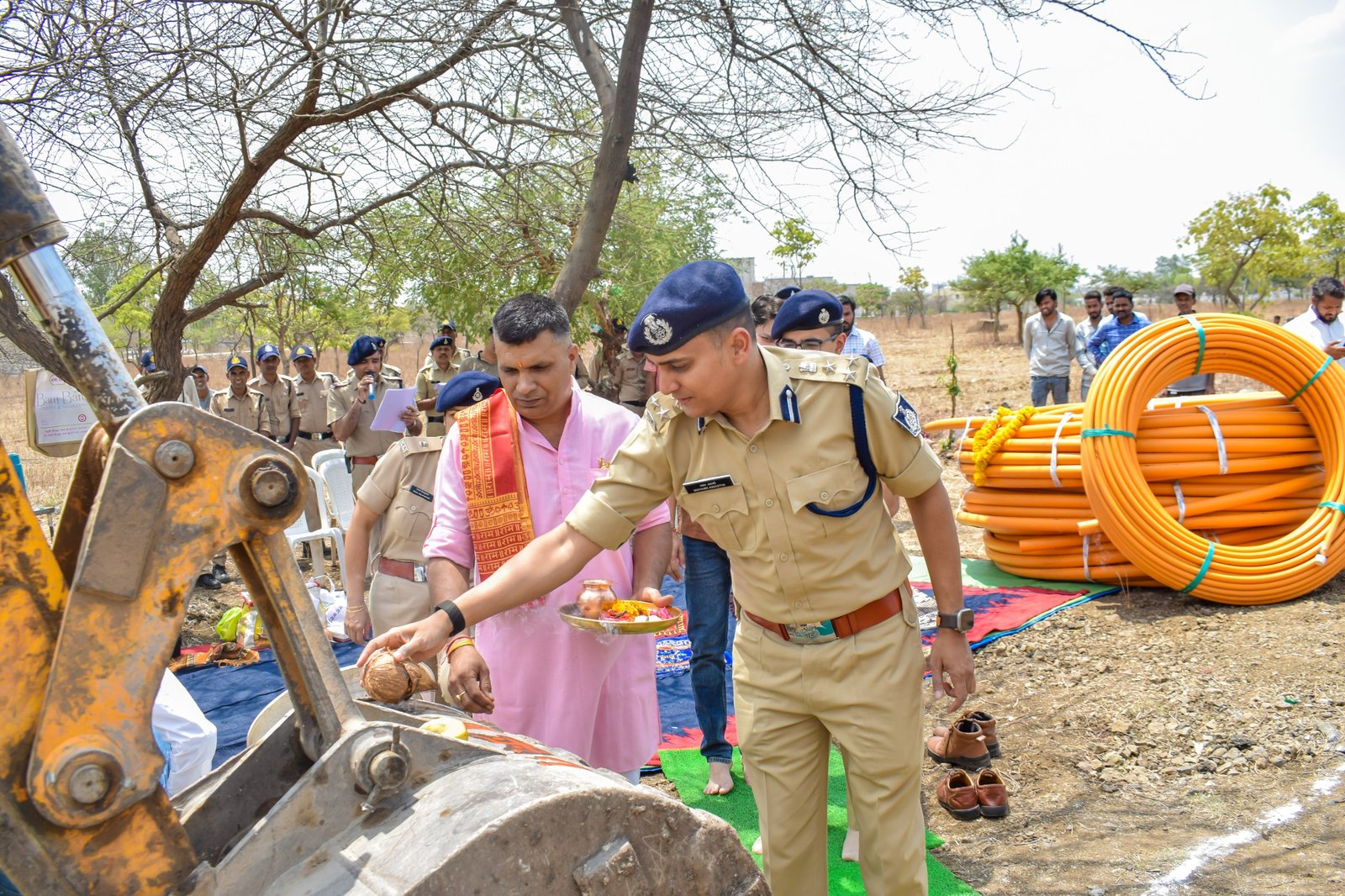 नेशन बुलेटिन धार।पुलिस परिवारों के लिए पीएनजी (PNG) कनेक्शन की सराहनीय पहल।
