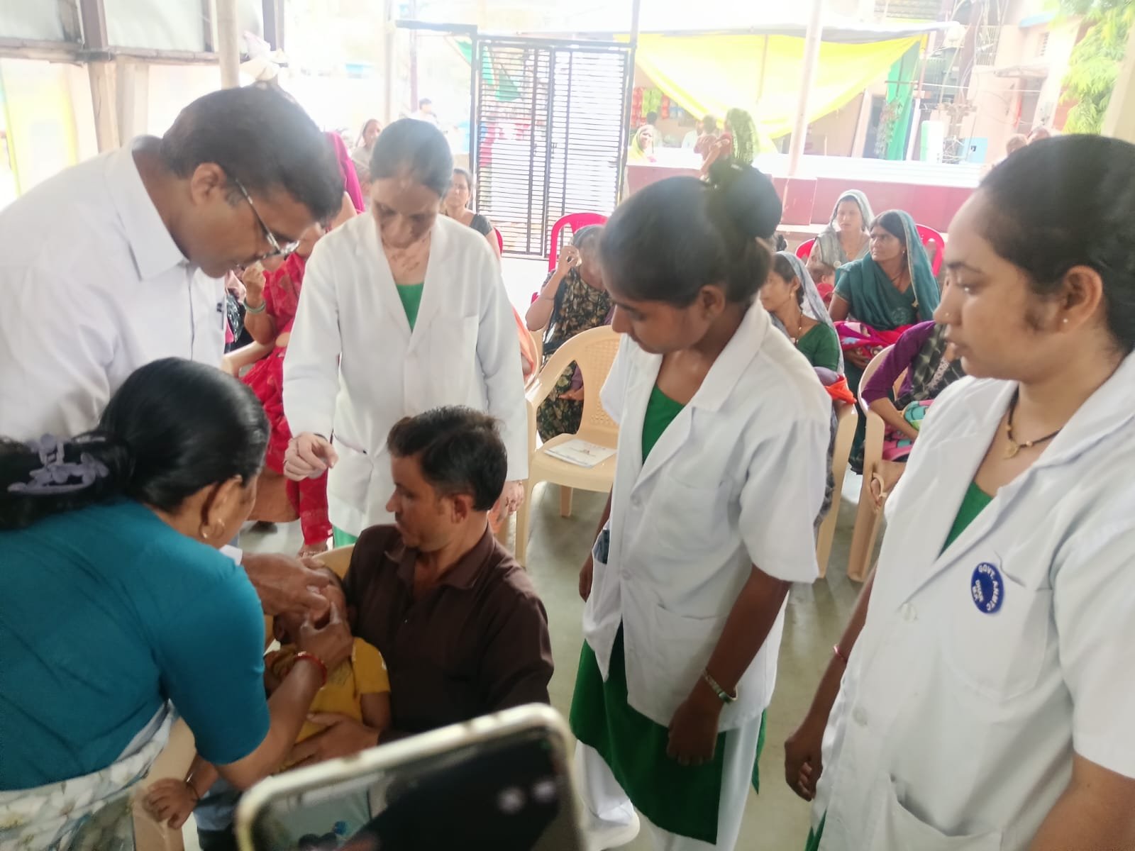 नेशन बुलेटिन धार। धार में राष्ट्रीय पल्स पोलियो अभियान का शुभारंभ।