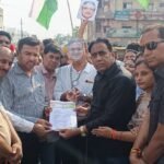 नेशन बुलेटिन धार।ज्ञानेश कुमार के खिलाफ कांग्रेस का निंदा प्रस्ताव, धार में विरोध प्रदर्शन।