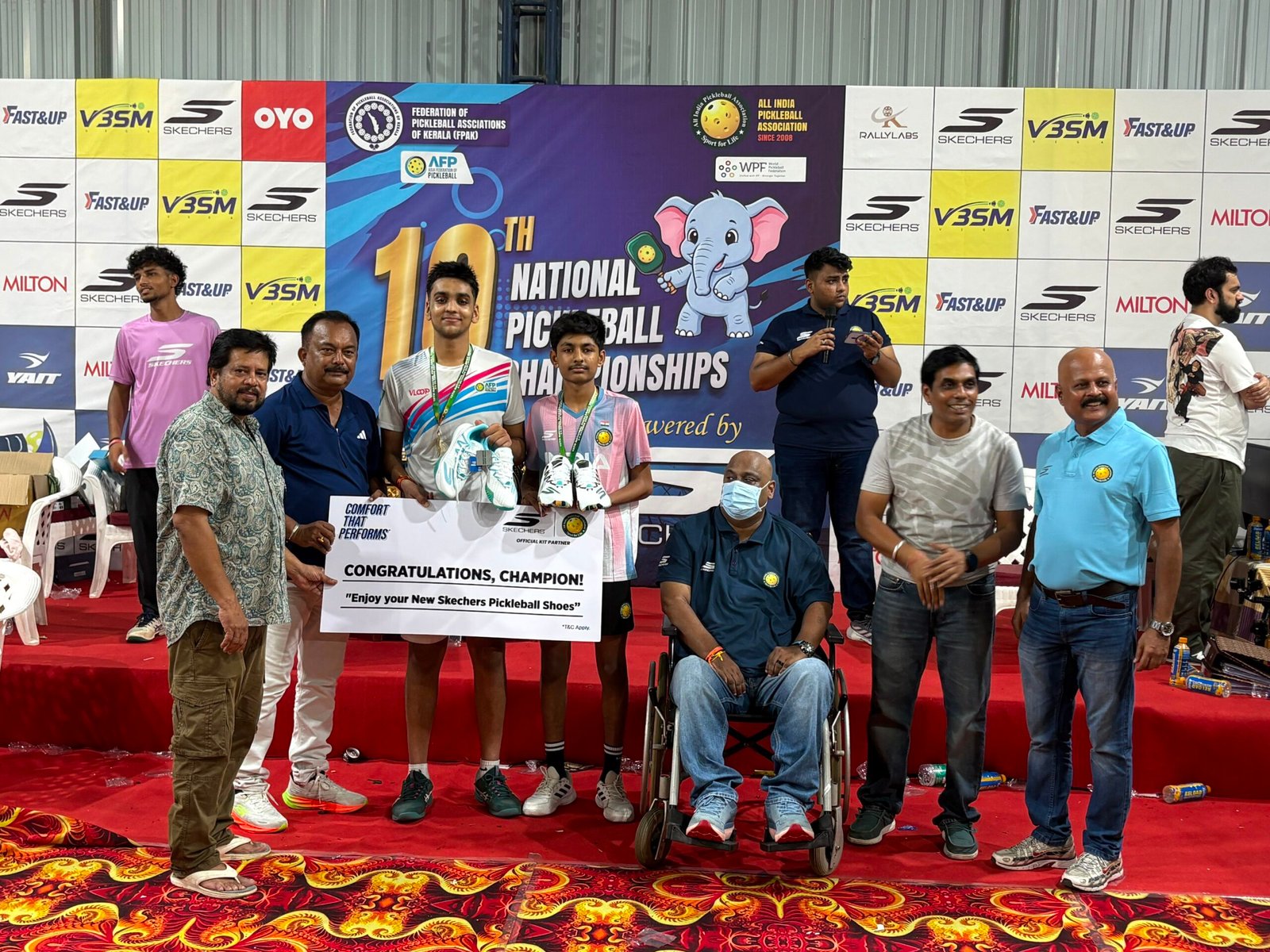 नेशन बुलेटिन धार। केरला में आयोजित राष्ट्र स्तरीय पीकलबाल प्रतिस्पर्धा में धार के जीवांश – अंश एवं पार्थ – सहज की जोड़ी ने जीता राष्ट्रीय विजेता का खिताब।